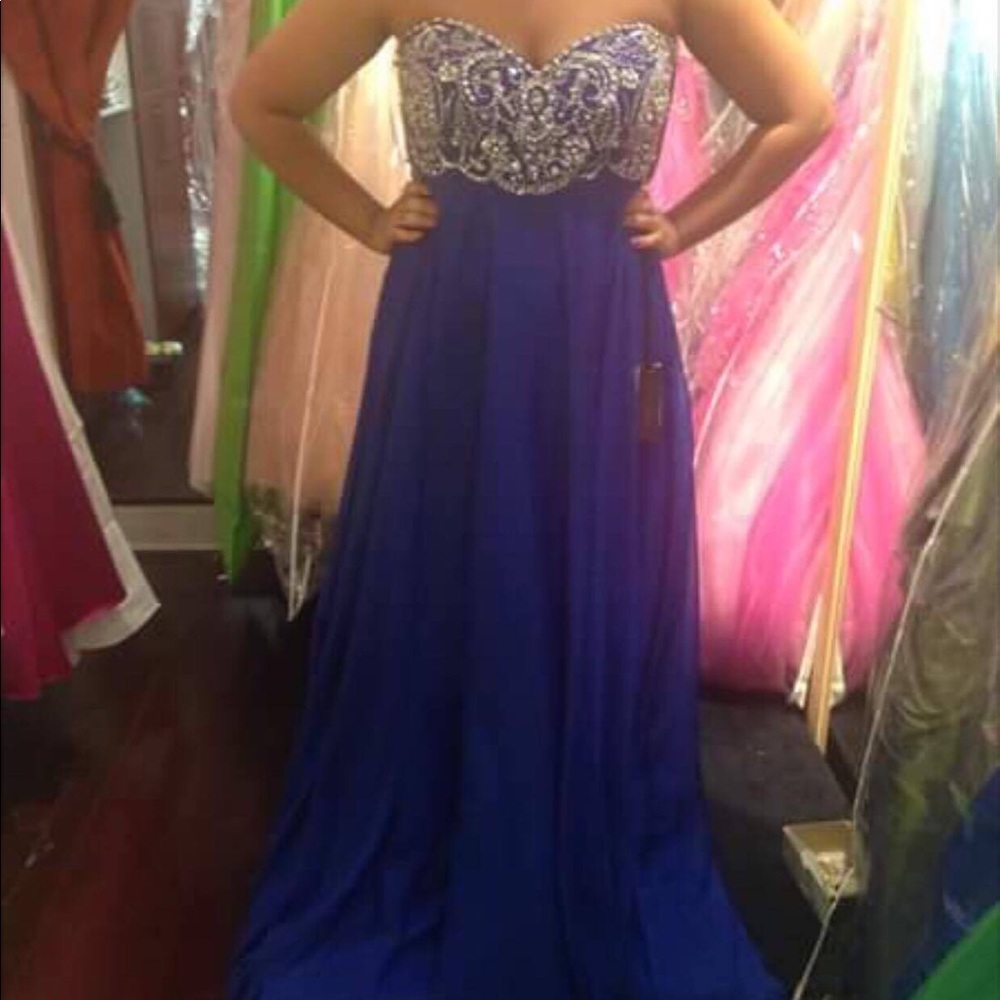 Royal Blue Dress